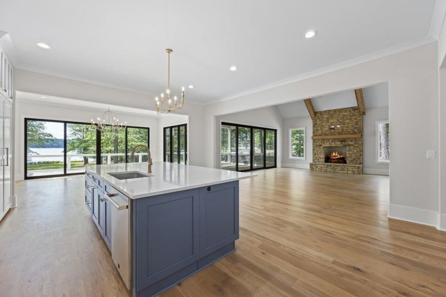 Furnished interior view inside a new home in , Buckhead (Image 9).
