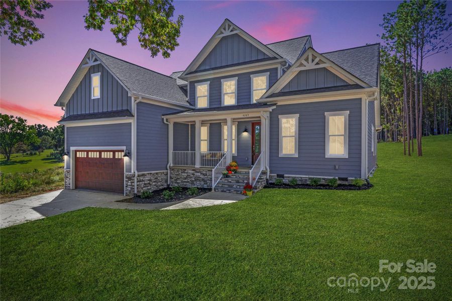 From the selection of colors to the placement of lighting, every detail contributes to this home's overall charm and character.