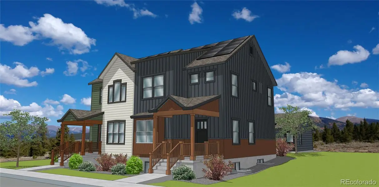 Exterior rendering of this home design in , Leadville, CO (Image 1). Exterior rendering of this home design in , Leadville, CO (Image 1).
