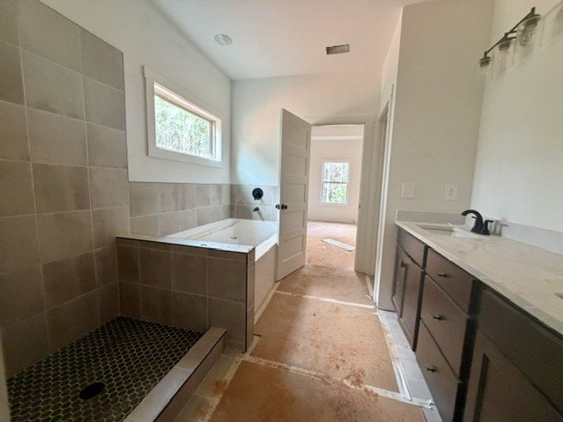 In-progress construction of a new home in Mitchell Farms, LaGrange, GA (Image 13).