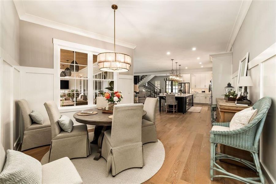 Furnished interior view inside a new home in , Gainesville (Image 8).