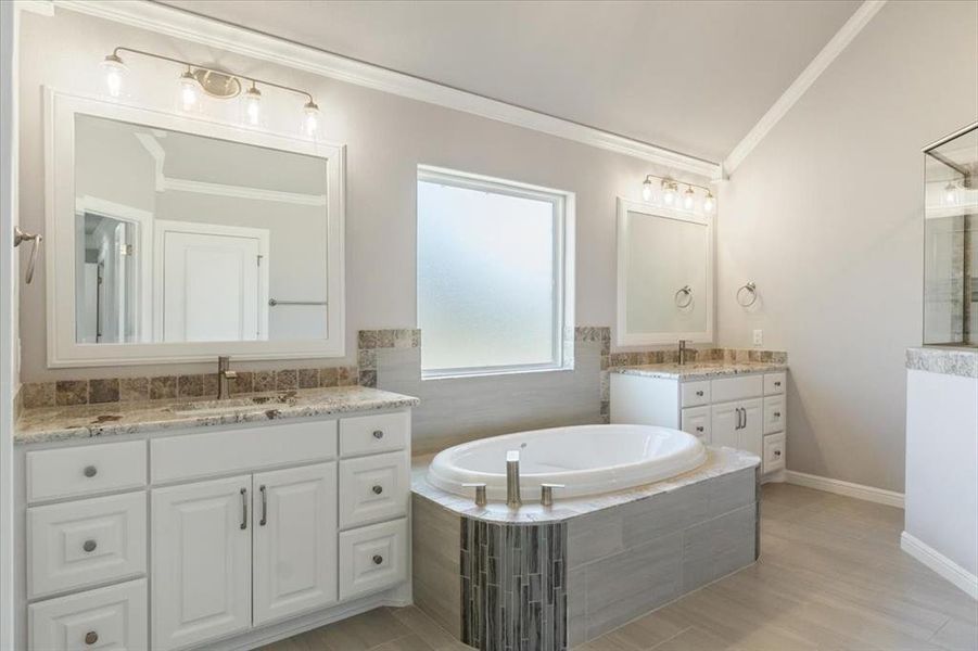 Furnished interior view inside a new home in , Weatherford (Image 3).