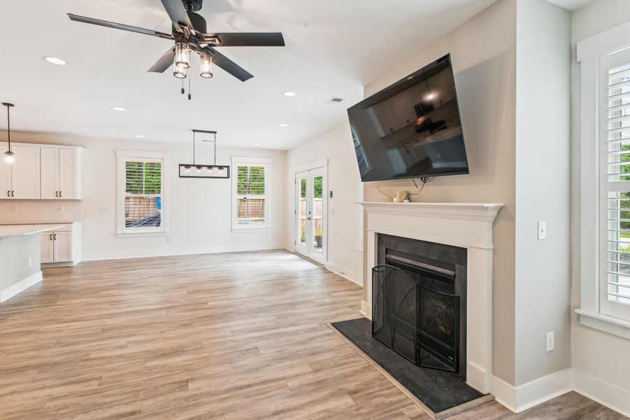 Furnished interior view inside a new home in , Summerville (Image 15). Furnished interior view inside a new home in , Summerville (Image 15).
