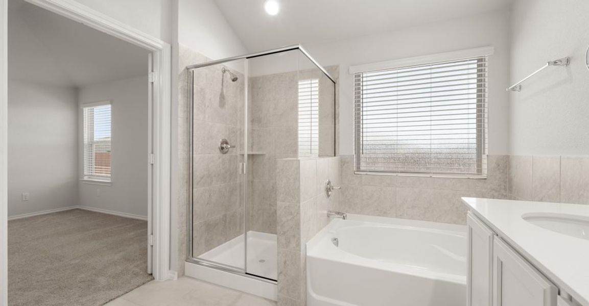 Representative exterior photo of a completed home built from the Cromwell II by Impression Homes in Stone Eagle, Azle, TX (Image 20).