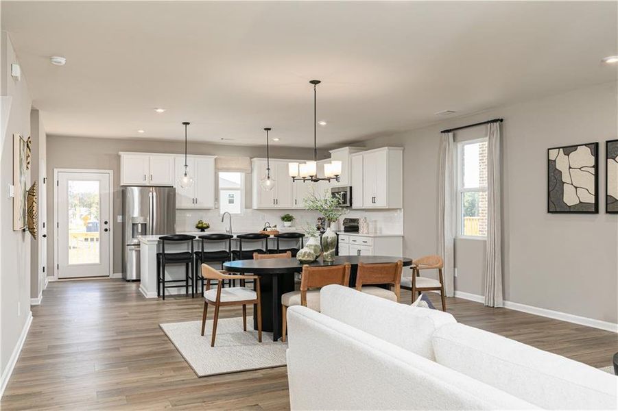 Furnished interior view inside a new home in Darlington, Loganville (Image 28).
