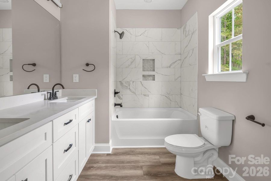 Primary suite bathroom.