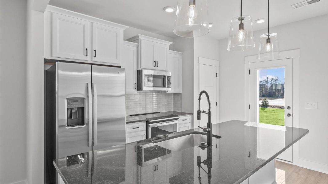 Furnished interior view inside a new home in Gresham Station, Simpsonville (Image 10).