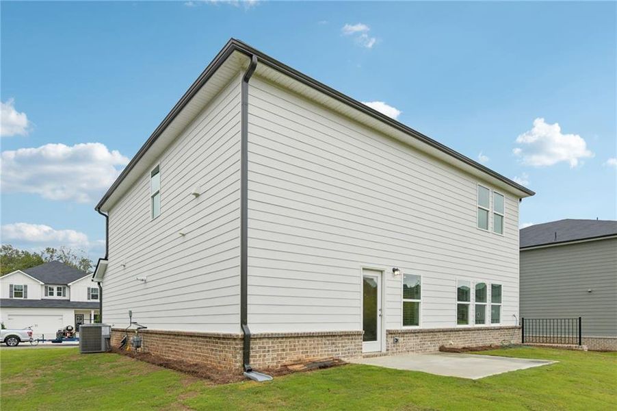 Exterior details and patio area of a home in Preserve at Mountain Creek, Pendergrass (Image 22). Exterior details and patio area of a home in Preserve at Mountain Creek, Pendergrass (Image 22).