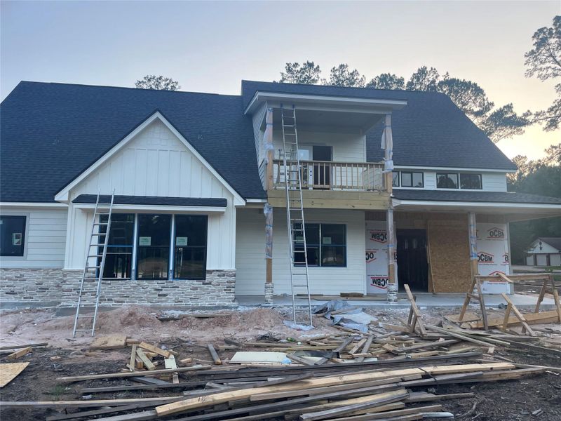 In-progress construction of a new home in , Village Mills, TX (Image 47). In-progress construction of a new home in , Village Mills, TX (Image 47).