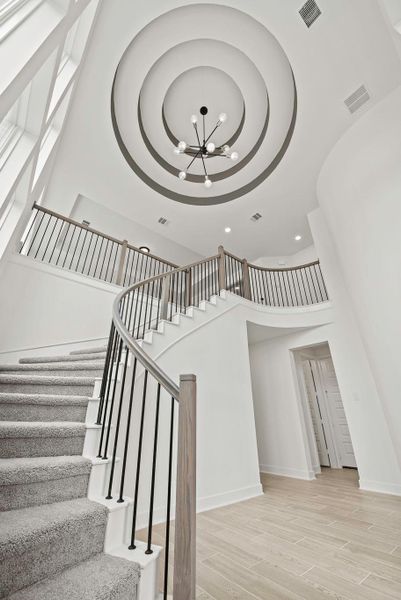 Spacious, unfurnished interior of a new home in Cross Creek West - 45', Fulshear (Image 14). Spacious, unfurnished interior of a new home in Cross Creek West - 45', Fulshear (Image 14).
