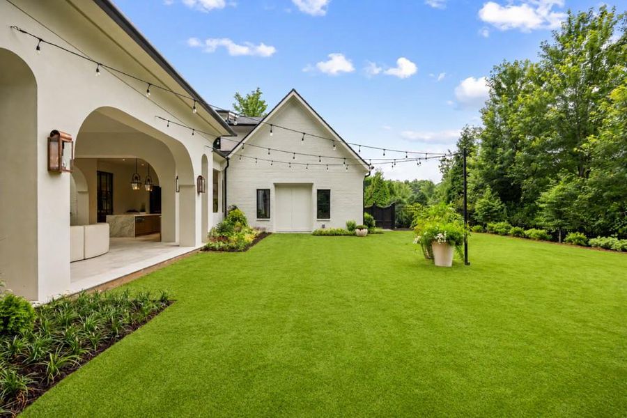 Exterior details and patio area of a home in , Atlanta (Image 29). Exterior details and patio area of a home in , Atlanta (Image 29).
