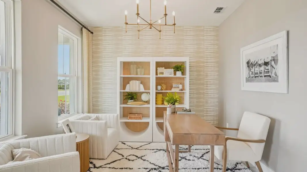 Furnished interior view inside a new home in Haven at Diamond Springs, Jacksonville (Image 8).