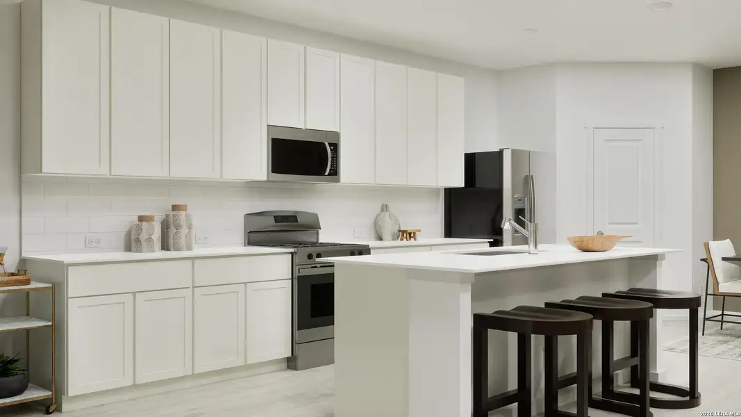 Furnished interior view inside a new home in David Estates, Portland (Image 11).