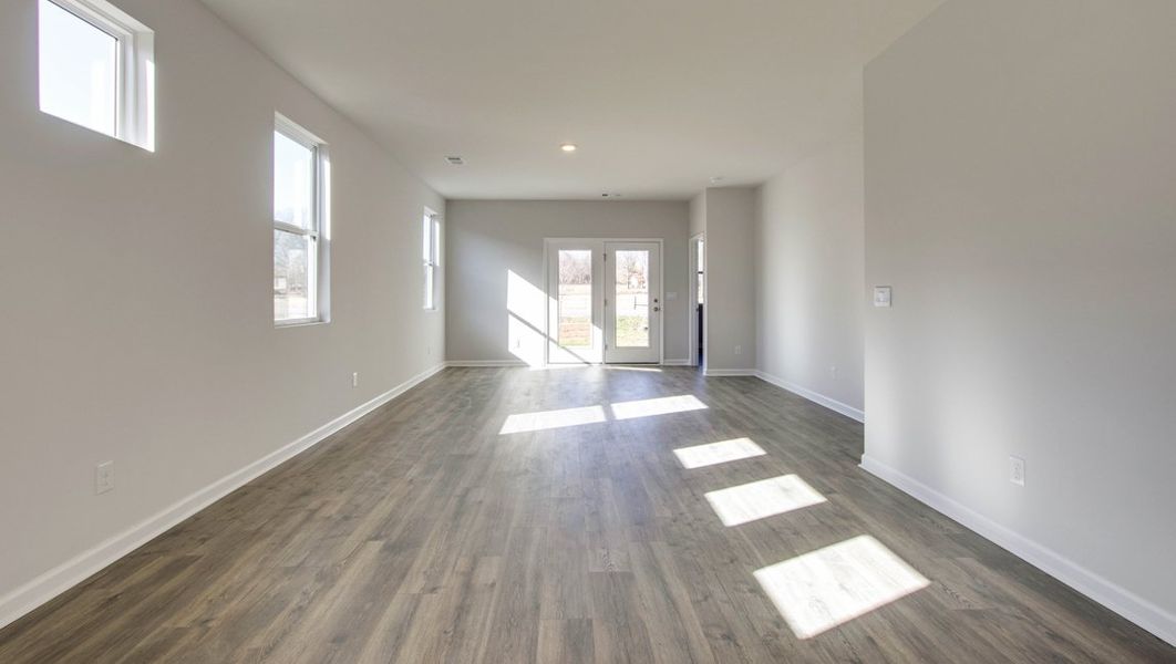 Representative unfurnished interior of a home built from the DESMOND by D.R. Horton in Nexus South, Gallatin (Image 12).