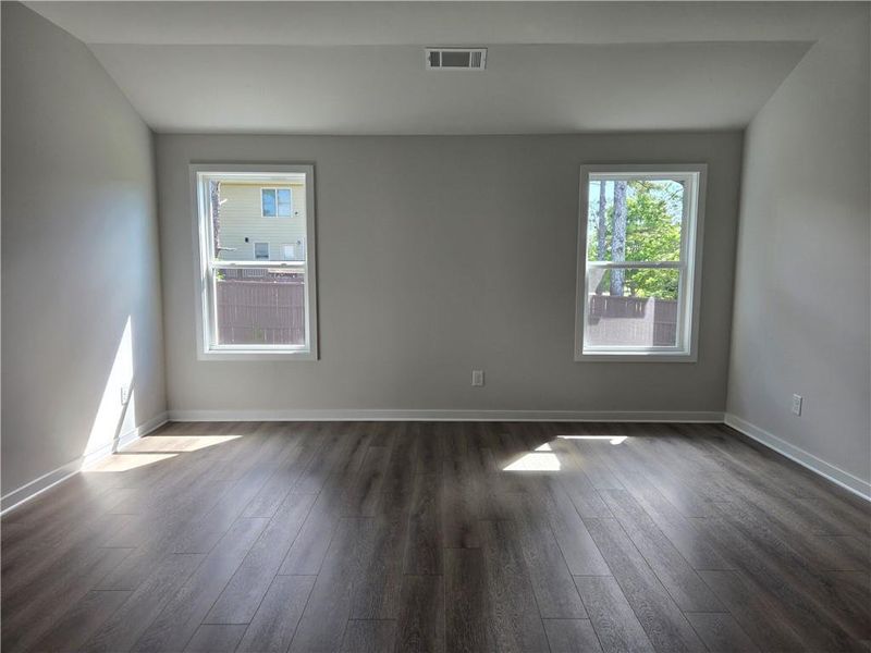 Spacious, unfurnished interior of a new home in Pinecrest Ridge, Dacula (Image 18). Spacious, unfurnished interior of a new home in Pinecrest Ridge, Dacula (Image 18).