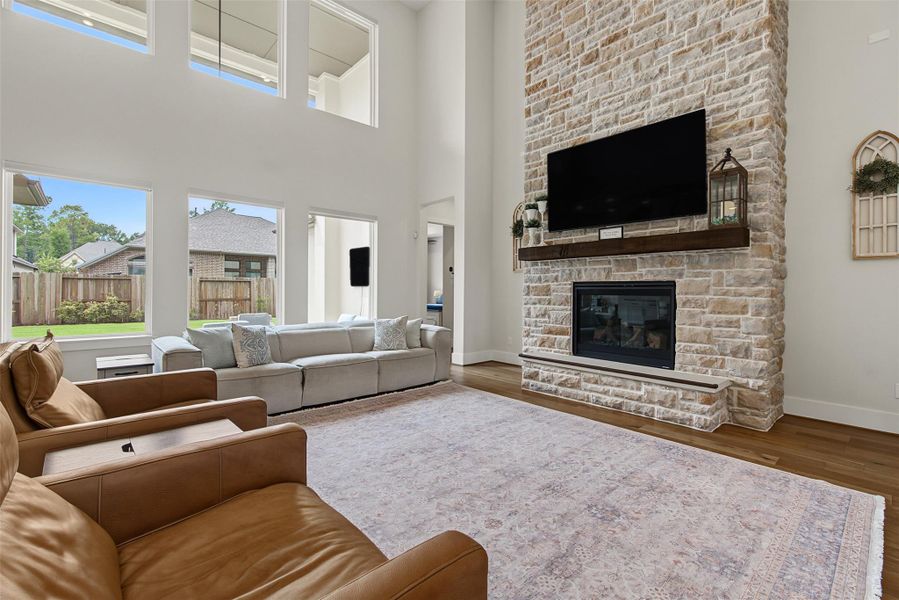 Furnished interior view inside a new home in The Highlands, Porter (Image 9).