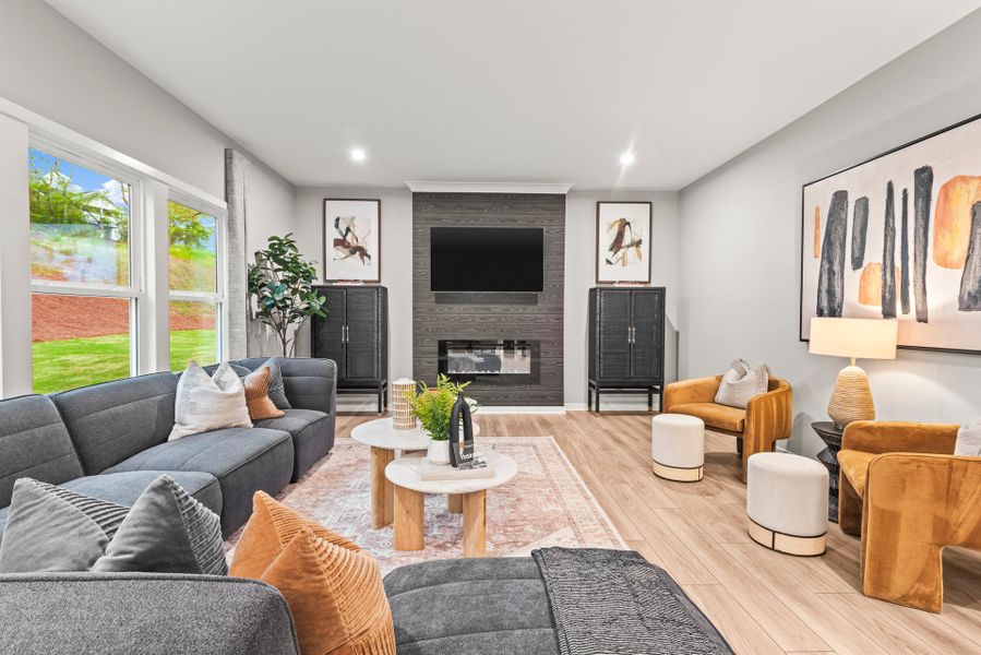 Furnished interior view inside a new home in Sage Woods, Dallas (Image 3).