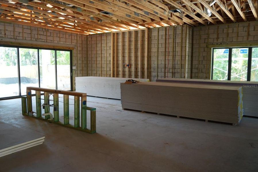 In-progress construction of a new home in , Orlando, FL (Image 13).
