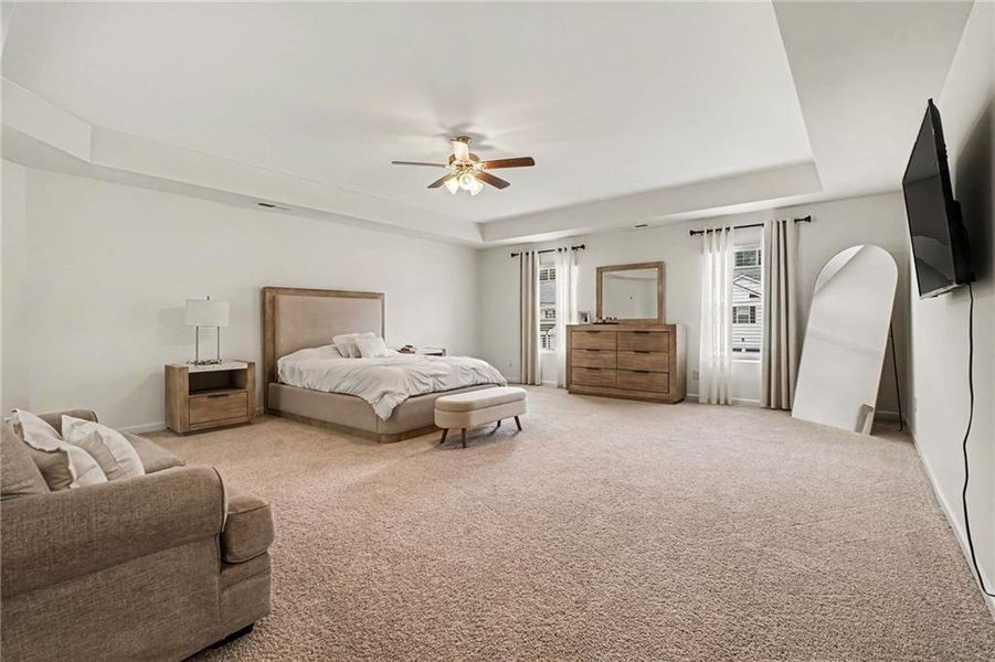 Furnished interior view inside a new home in Preserve at Dove Creek, Statham (Image 17).