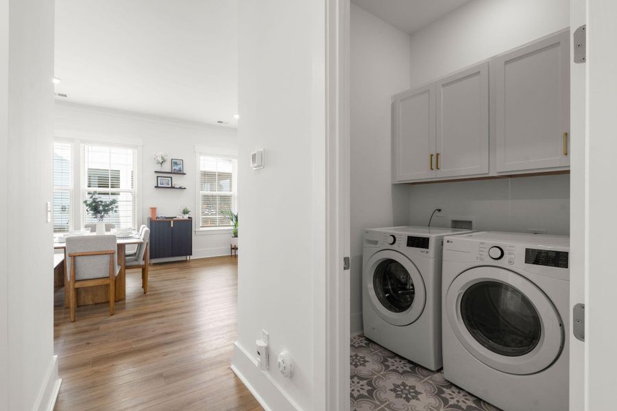 Furnished interior view inside a new home in , Summerville (Image 32).