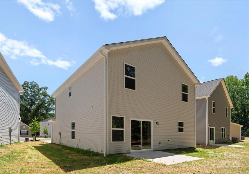 Front exterior of a new home in Northway at Echo Glen, Charlotte, NC, highlighting curb appeal (Image 22).