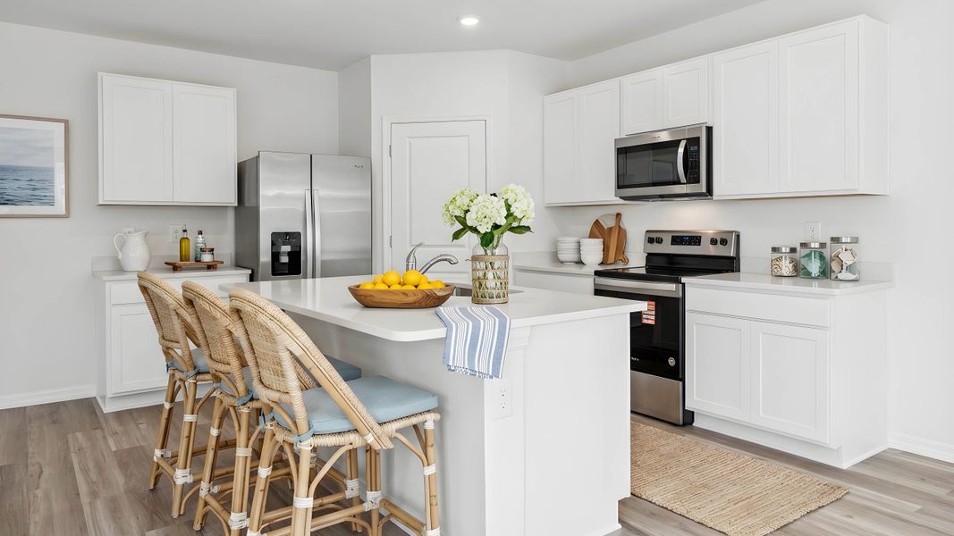 Representative furnished interior of a home built from the Darwin by D.R. Horton in Ocala Crossings South, Ocala (Image 6).