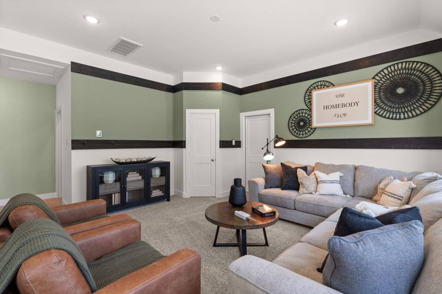 Furnished interior view inside a new home in Santa Rita Ranch, Liberty Hill (Image 17).