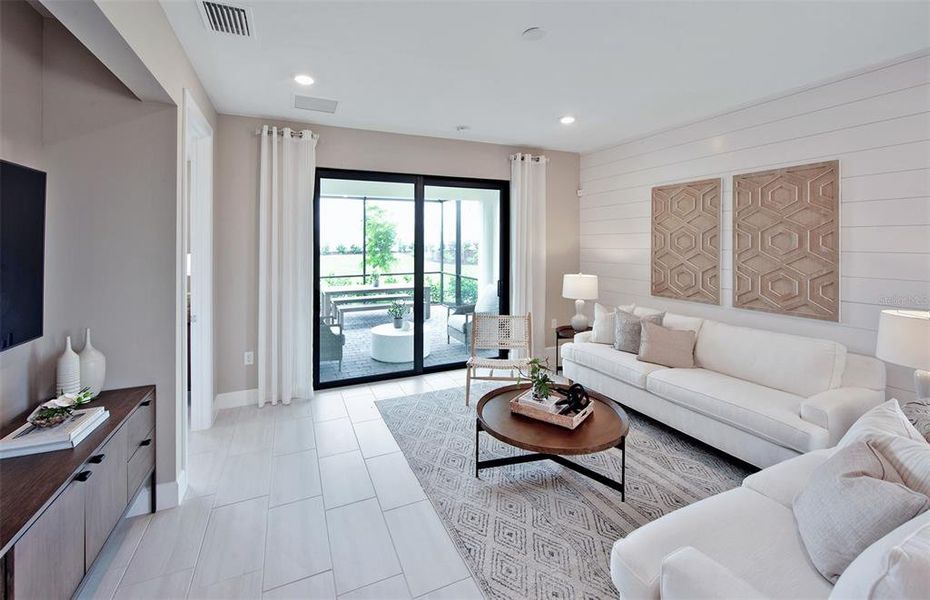 Furnished interior view inside a new home in Talon Preserve on Palmer Ranch, Nokomis (Image 14).
