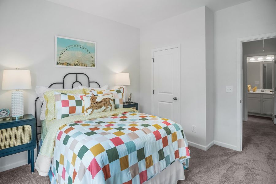 Furnished interior view inside a new home in Ironhorse, Dickson (Image 30). Furnished interior view inside a new home in Ironhorse, Dickson (Image 30).