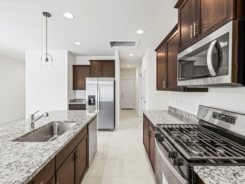 Furnished interior view inside a new home in Summerstone II, Marana (Image 3). Furnished interior view inside a new home in Summerstone II, Marana (Image 3).