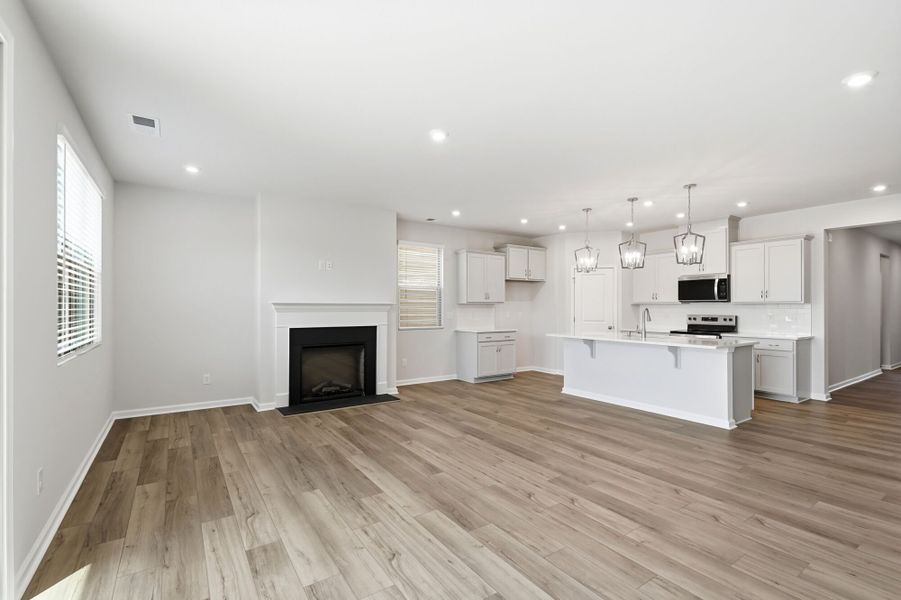 Spacious, unfurnished interior of a new home in Westfall, Gastonia (Image 15). Spacious, unfurnished interior of a new home in Westfall, Gastonia (Image 15).
