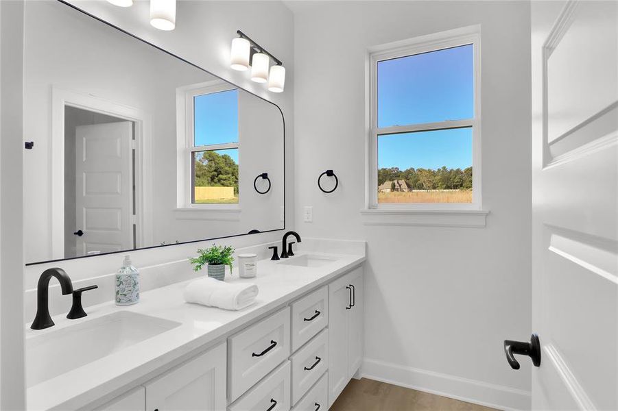 Furnished interior view inside a new home in , Flint (Image 11).
