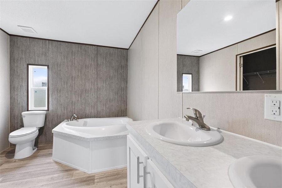 Furnished interior view inside a new home in , Royston (Image 6).