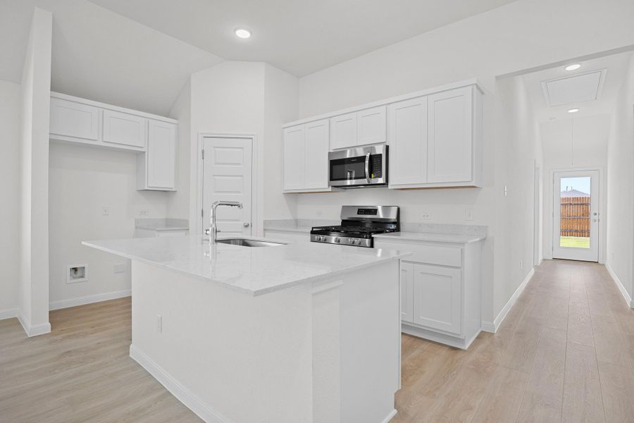 Furnished interior view inside a new home in Trinity Ranch, Elgin (Image 7).