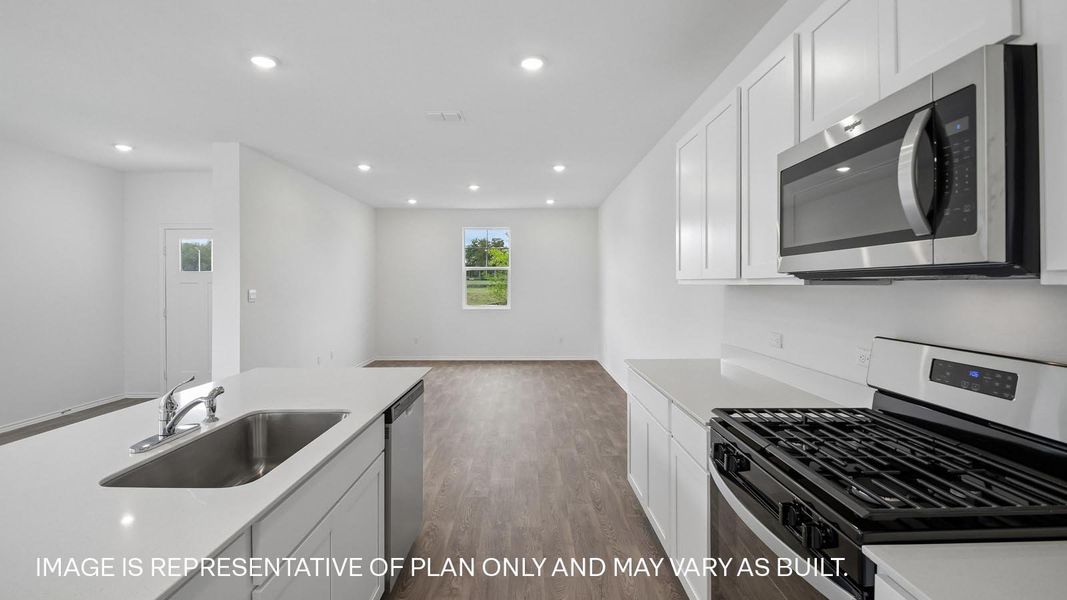 Furnished interior view inside a new home in Valverde, Bastrop (Image 7).