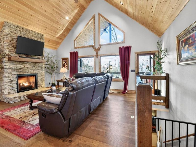 Furnished interior view inside a new home in , Ellijay (Image 59).