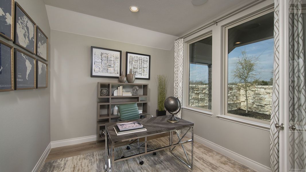 Furnished interior view inside a new home in Brookewater, Rosenberg (Image 27).