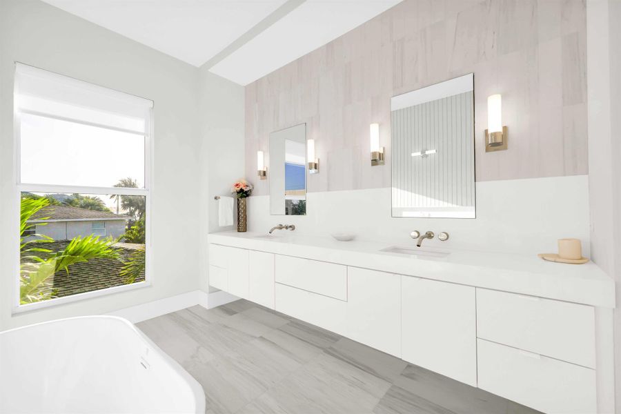 Furnished interior view inside a new home in , West Palm Beach (Image 5).