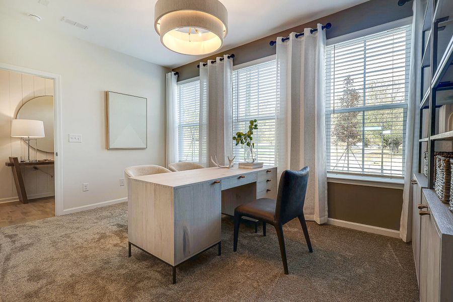 Furnished interior view inside a new home in Galloway Towns, Charlotte (Image 6).