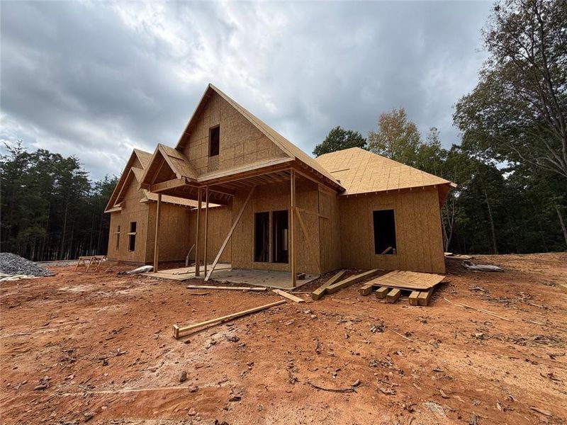In-progress construction of a new home in , White, GA (Image 42).