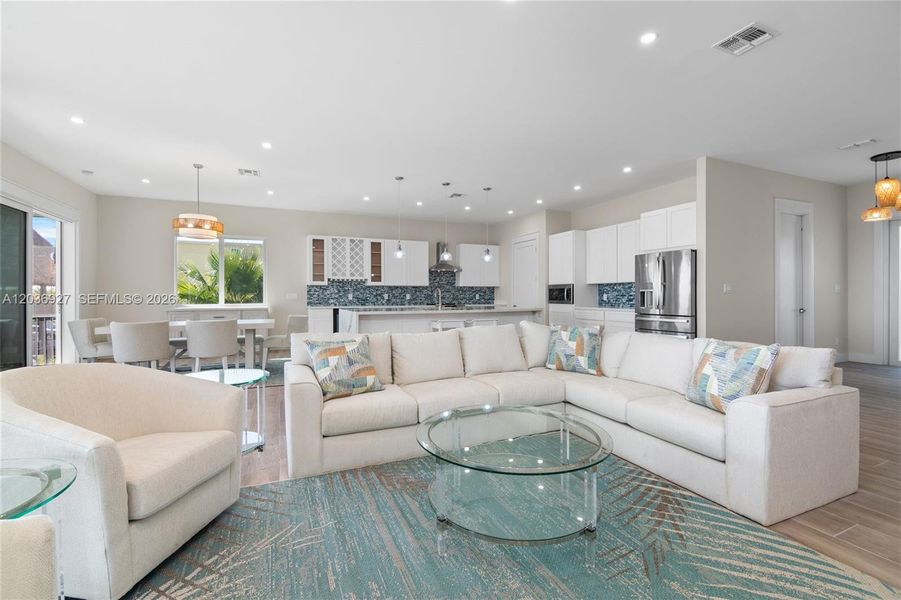 Furnished interior view inside a new home in , Big Pine Key (Image 5).