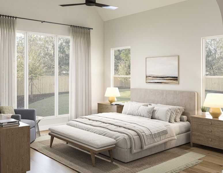 Furnished interior view inside a new home in , Dallas (Image 5).