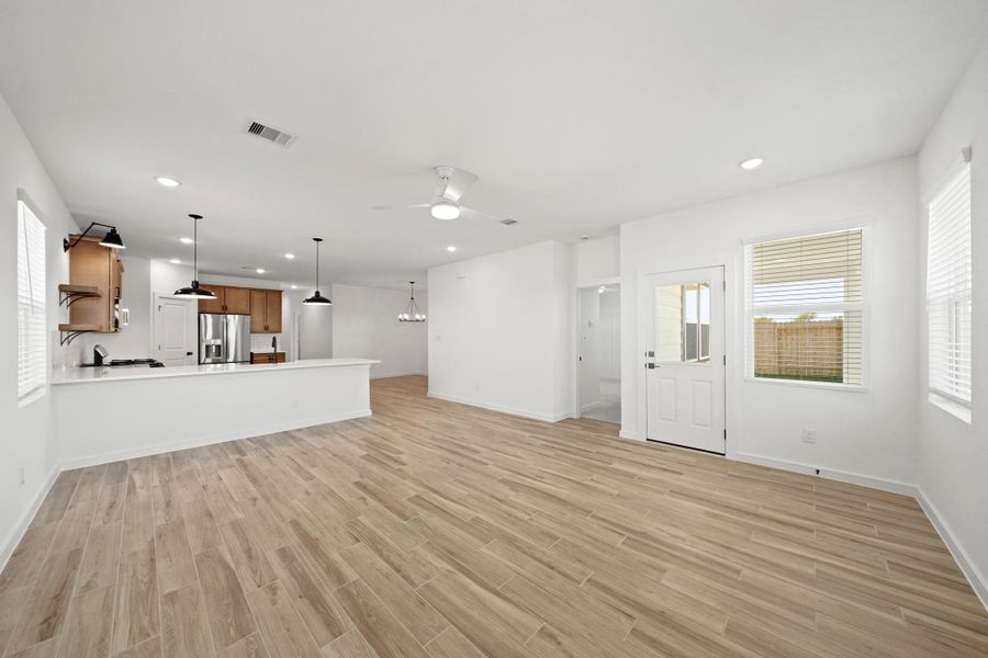 Bright and airy great room