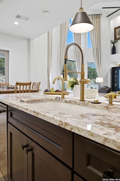 Furnished interior view inside a new home in , Boerne (Image 64).