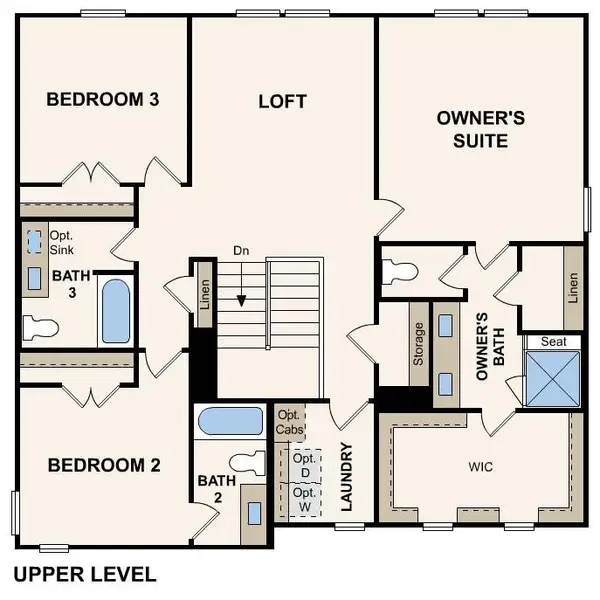 2D floor plan layout of this home in Running Creek, Locust, NC (Image 2). 2D floor plan layout of this home in Running Creek, Locust, NC (Image 2).