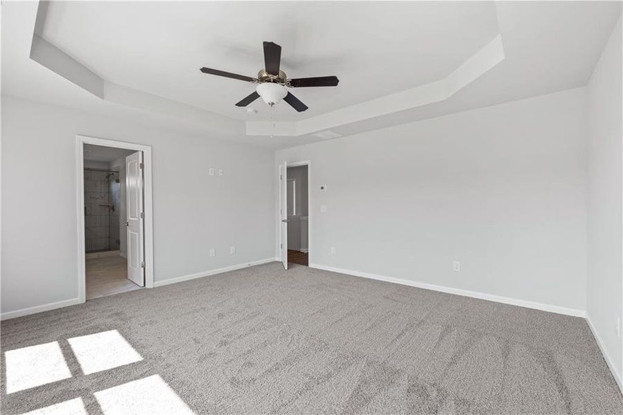Spacious, unfurnished interior of a new home in Waters Edge, Mansfield (Image 10). Spacious, unfurnished interior of a new home in Waters Edge, Mansfield (Image 10).