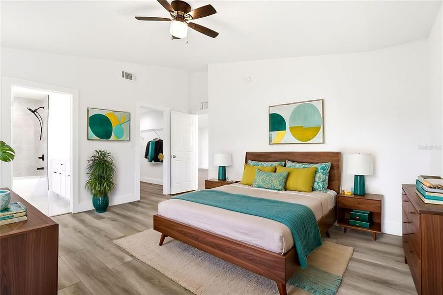 Furnished interior view inside a new home in , Cocoa (Image 8).