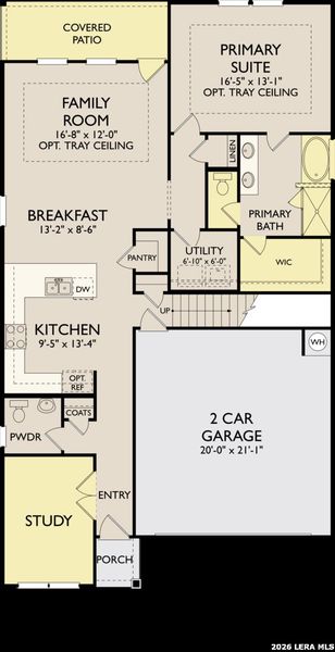 2D floor plan layout of this home in , Schertz, TX (Image 3).