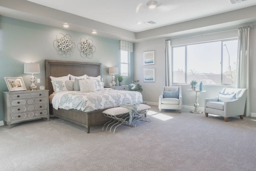Furnished interior view inside a new home in Bellero Estates, Queen Creek (Image 15).