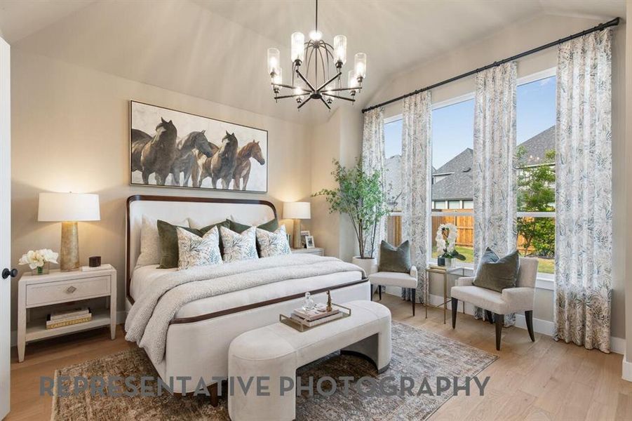 Furnished interior view inside a new home in Mosaic, Celina (Image 6).